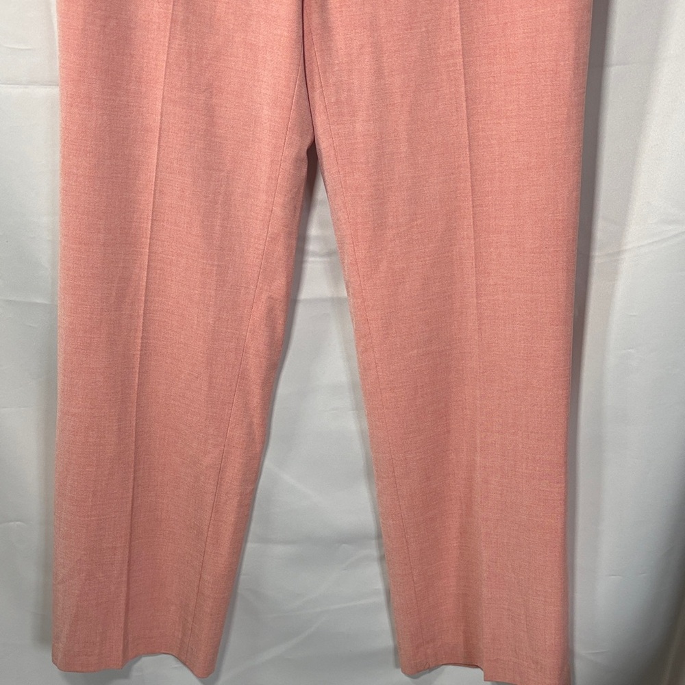 Jones Wear Salmon Pink Tailored Pants SZ 10 Spring - Picture 4 of 8